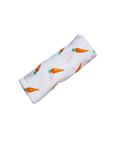 Organic Swaddle | Carrot | Malabar Baby