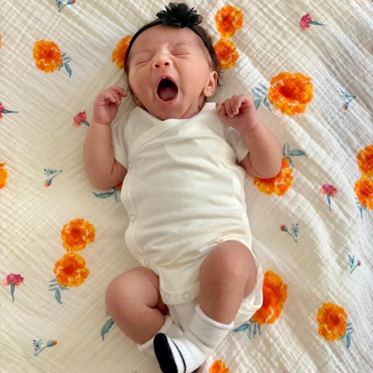 Organic Swaddle | Marigold | Malabar Baby