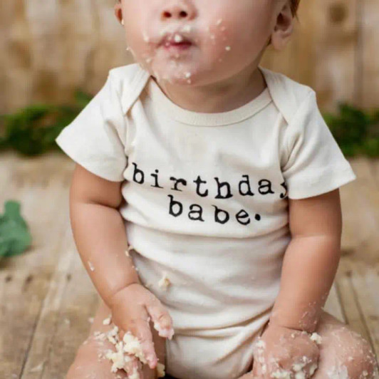 Birthday Babe | Organic Cotton Bodysuit | Tenth and Pine