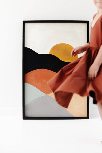 Sunset Art Print | Clementine Kids