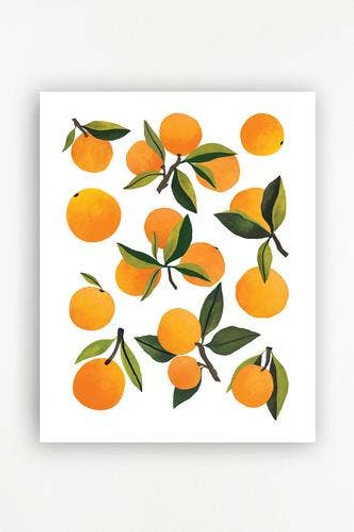 Fresh Clementines Art Print | Clementine Kids