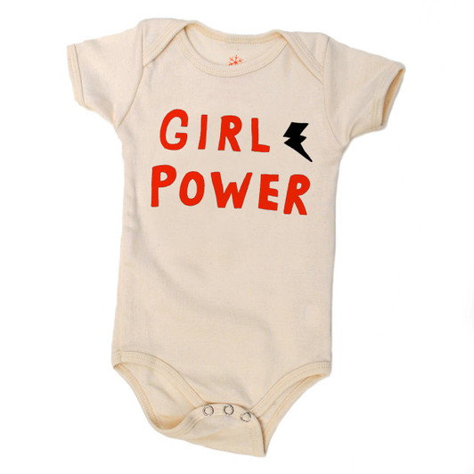 Girl Power Organic Onesie | orangeheat
