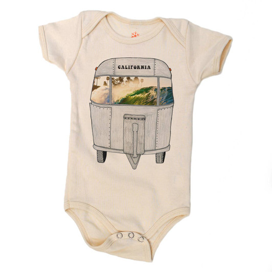 California View Organic Onesie | orangeheat