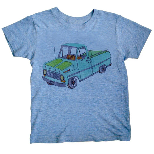 Pick Up Truck T-Shirt | Blue | orangeheat