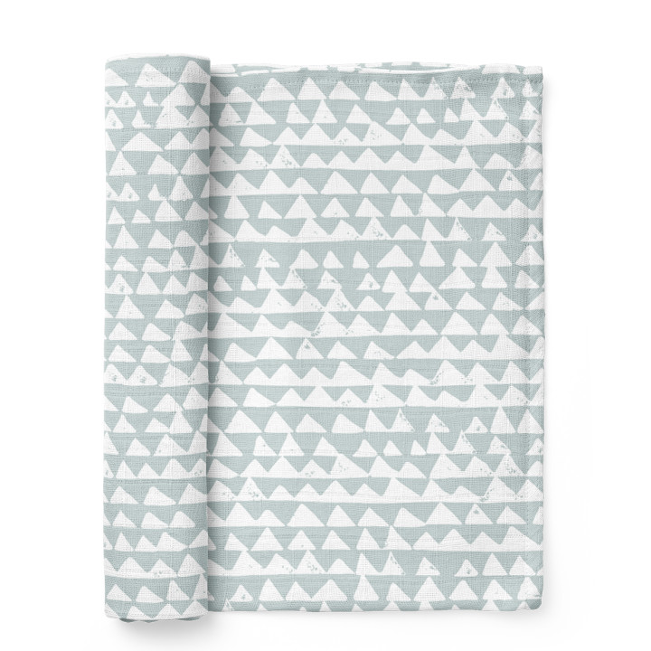 Mountains Ice Blue Swaddle | Mini Wander