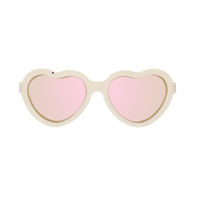 Sweet Cream Heart | Rose Gold Polarized Mirrored Lenses | Babiators