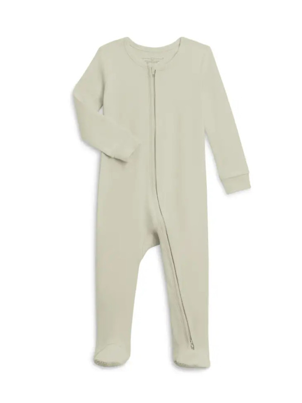 Peyton Zipper Sleeper | Sage | Colored Organics