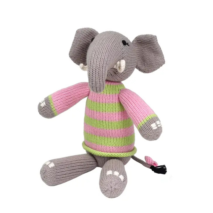 Elephant in Sweater | Pink | Melange Collection