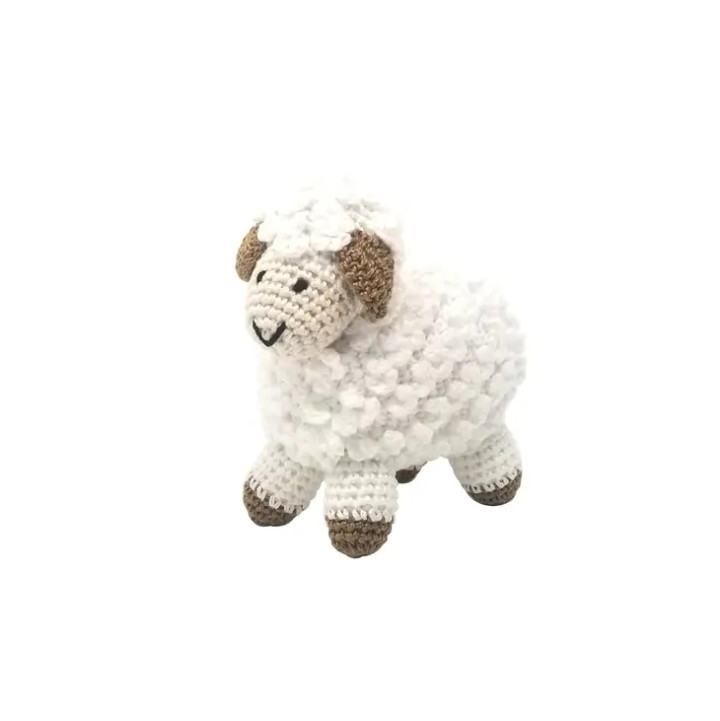  Little Crochet Lamb | White | Melange Collection