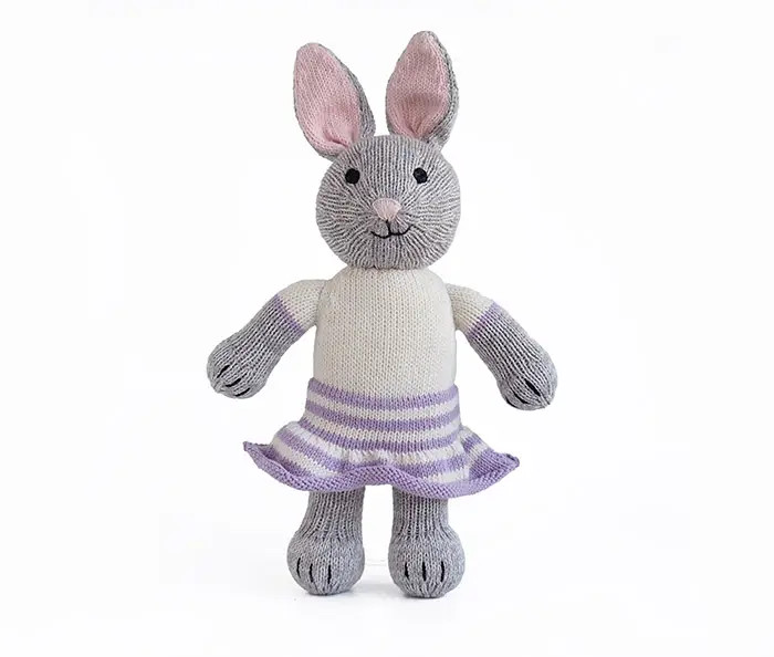 Grey Bunny in Skirt | Melange Collection