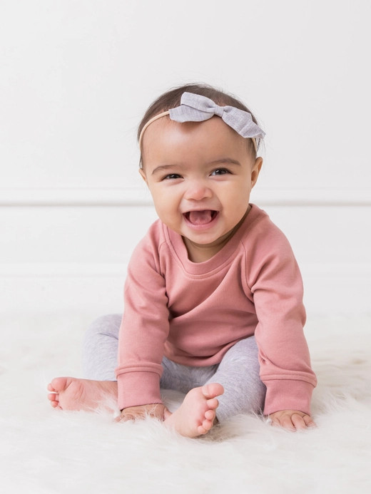 Madison Hooded Pullover | Rose | Colored Organics