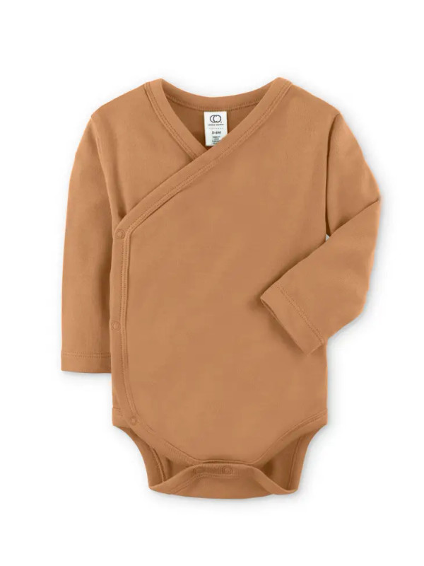  Kimono Bodysuit | Ginger | Colored Organics