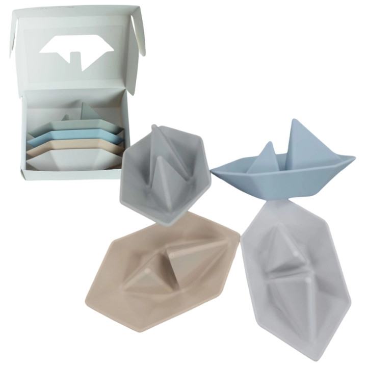 Ali+Oli Mini-Boat Bath Toy Set