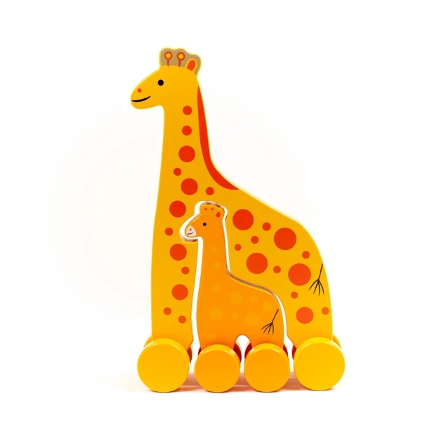 Big & Little  Giraffe Push Toy | Jack Rabbit Creations