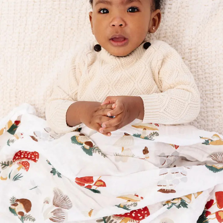 Mushroom Swaddle | Clementine Kids