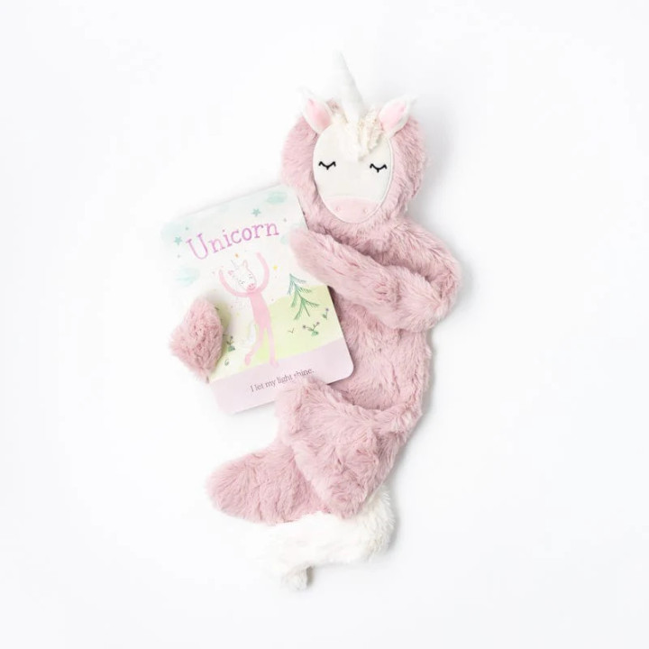 Unicorn Single Snuggler + Affirmation Card | Slumberkins