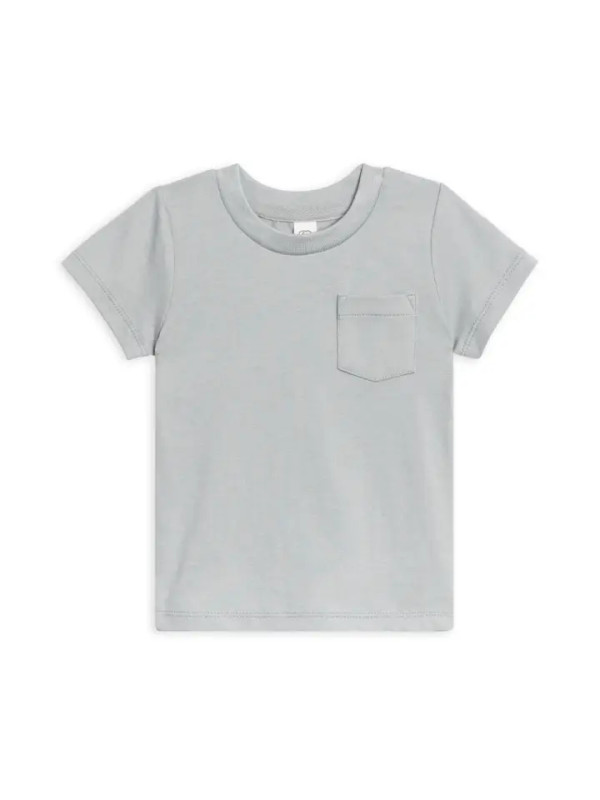 Short Sleeve Crew Neck  Everest Tee | Mist | Colored Organics
