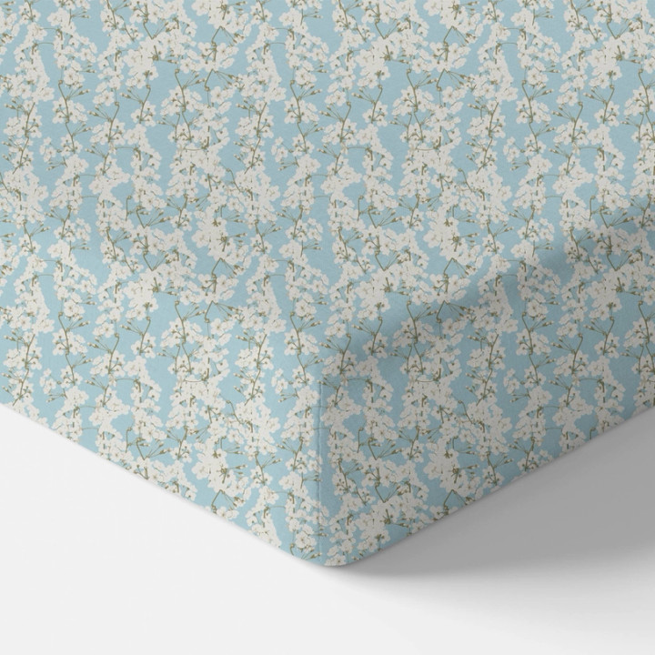 Organic Crib Sheet | Cherry Blossoms | Norani