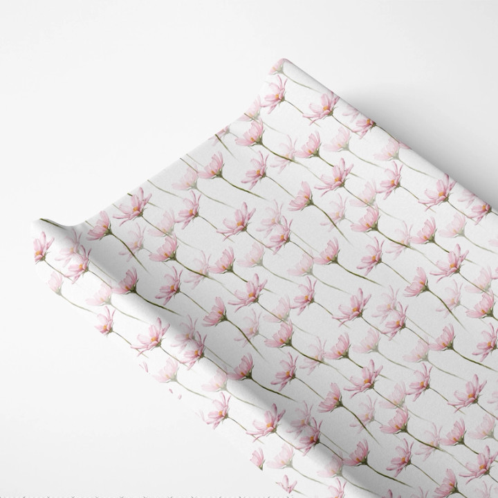 Organic Changing Pad Cover | Pink Petals | Norani