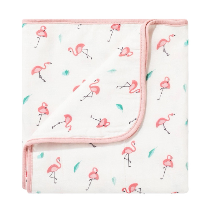 Flamingo Blanket | Bamboo Little