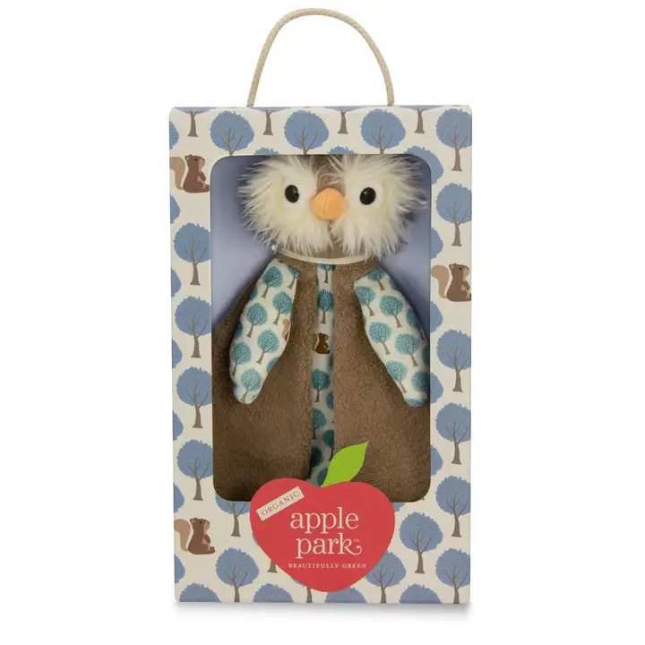Apple Park Patterned Blankies | Owl