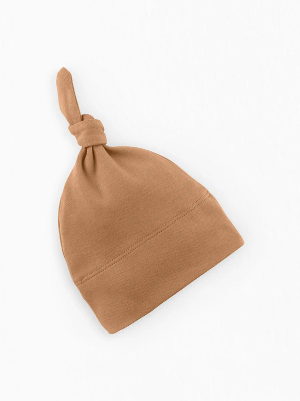 Classic Knotted Hat - Ginger | Colored Organics