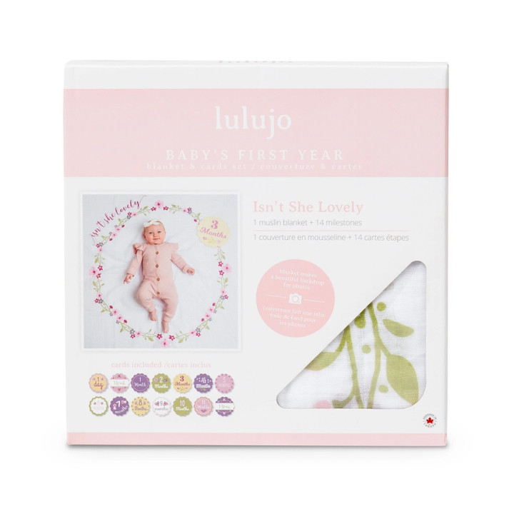 Isn't She Lovely - Milestone Blanket | Lulujo