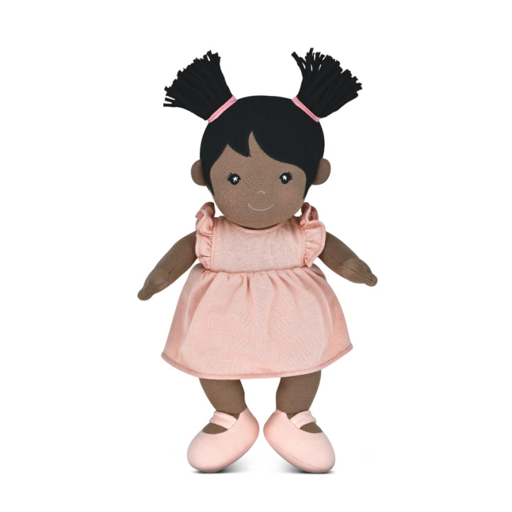 Apple Park Kids - Mia in Dusty Rose: A Huggable Friend