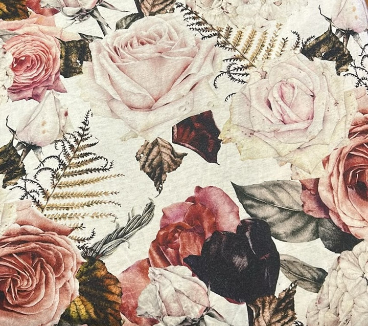 Black Rose  Crib Sheet - Posh Peanut