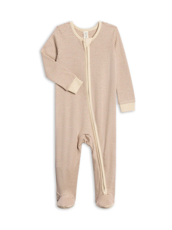 Peyton Zipper Sleeper - Aspen | Wayne Stripe / Cranberry

ONLY ONE AVAILABLE IN SIZE 6-12 M