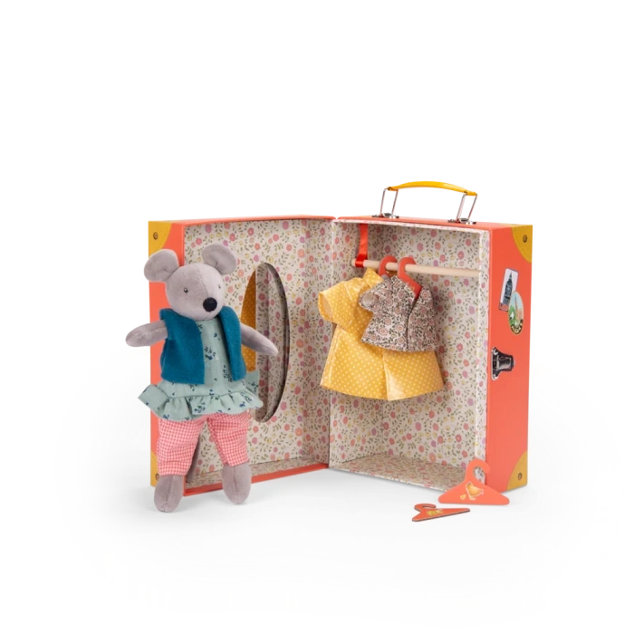 Nini Little Wardrobe Suitcase - The Big Family | Moulin Roty