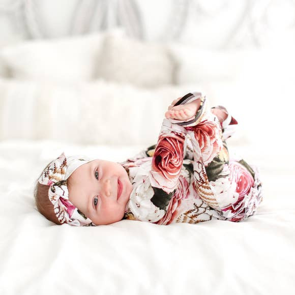 Black Rose Ruffled Zippered One Piece | Posh Peanut