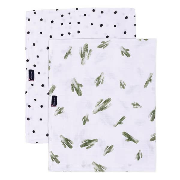 Saguaro + Dottie | Luxury Muslin Swaddle Blanket Set | Bebe au Lait