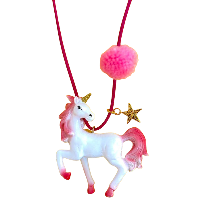 Rebel the Pink Unicorn Necklace | Elegant Baby