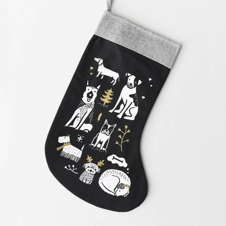 Festive Pups Christmas Stocking | Wee Gallery