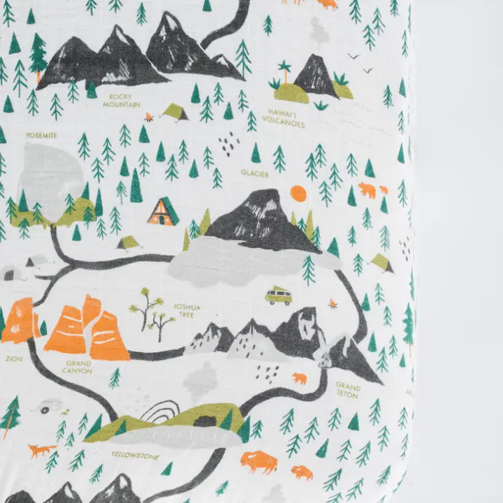 National Parks Crib Sheet | Clementine Kids
