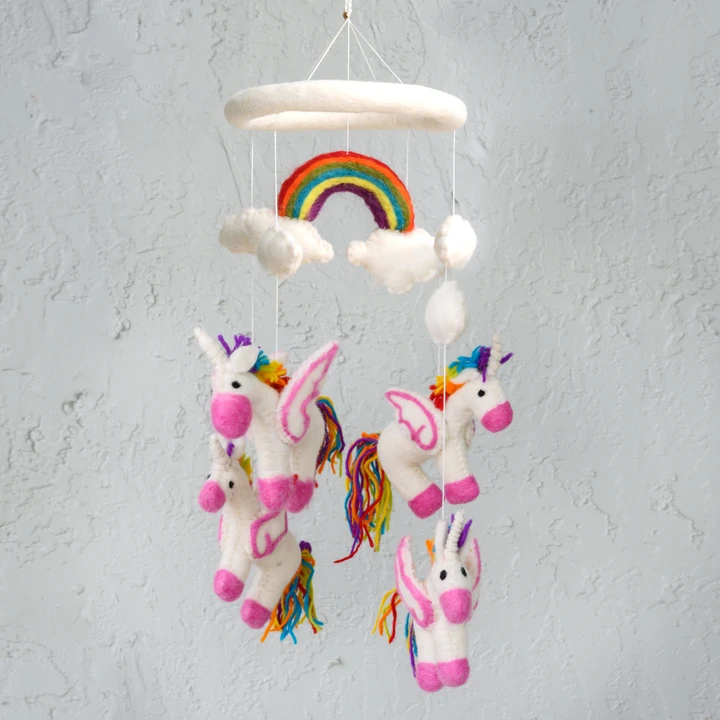  Rainbow Unicorn Mobile | The Winding Road