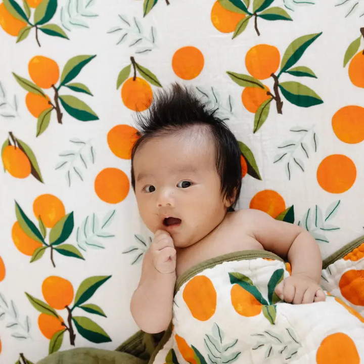 Fresh Clementine Quilt | Clementine Kids
