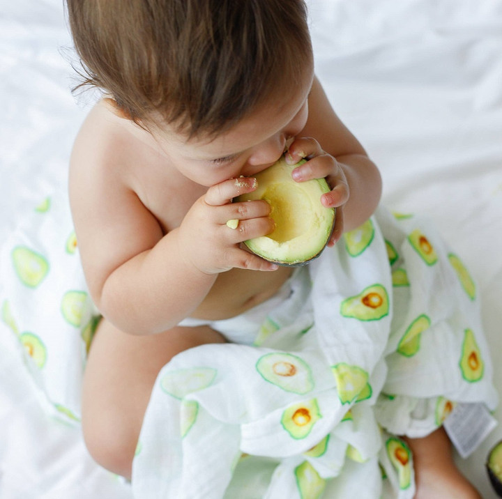 Organic Swaddle | Avocado | Malabar Baby