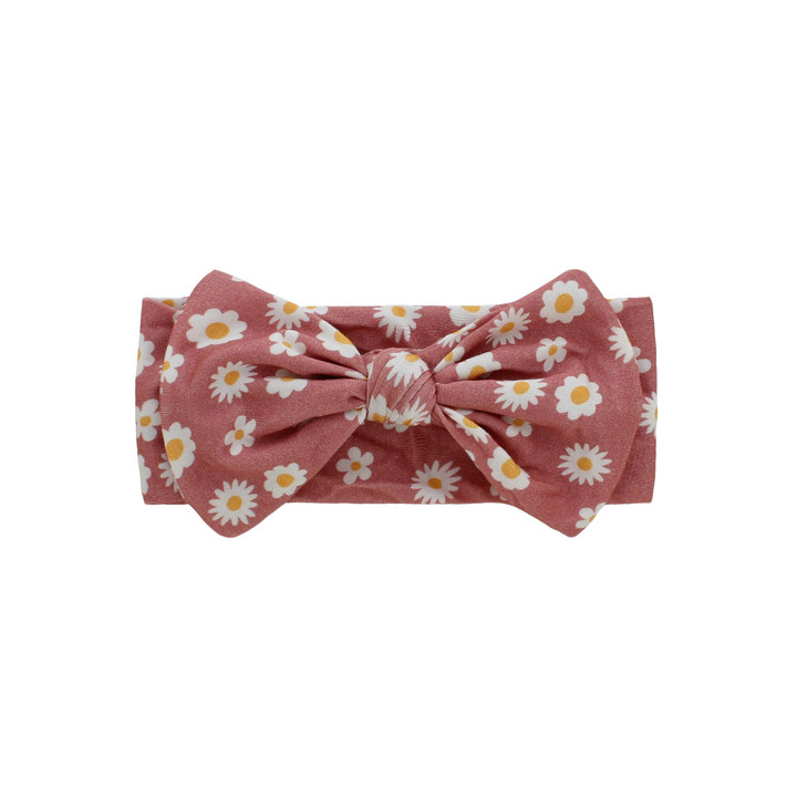 Rose Daisy Bamboo Headband | Emerson and Friends