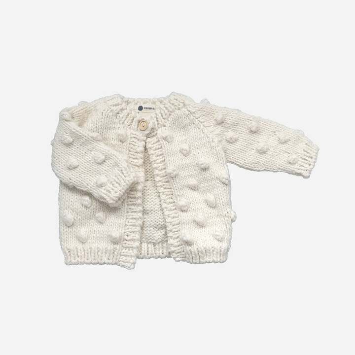 Popcorn Cardigan | Cream | The Blueberry Hill