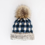 Atlantic Buffalo Check Pom Pom Beanie Hat | Huggalugs