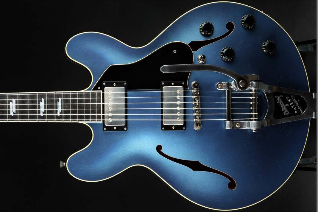 Unique Collings Aged Pelham Blue I-35 Deluxe with Bigsby Rivals a Historic 355