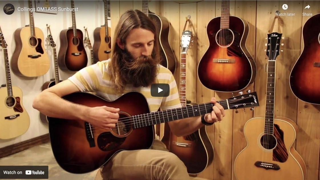 Fluid Versatility: Collings OM1 Sunburst Acoustic Guitar Review