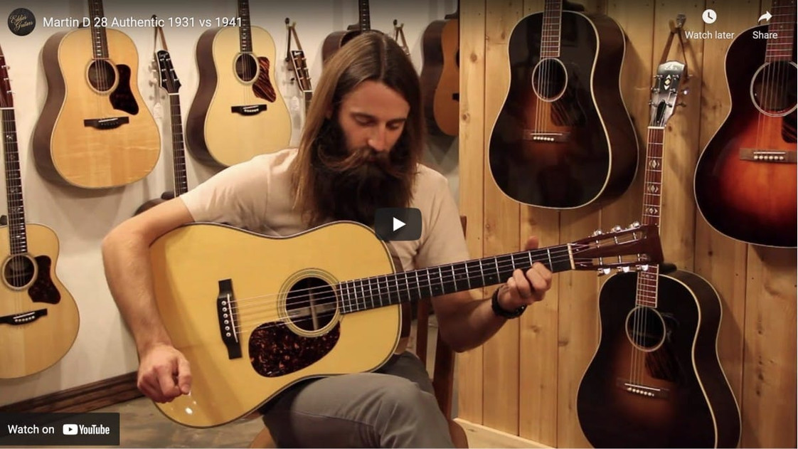 Martin D28 Authentic 1931 & 1941 Acoustic Guitar Review
