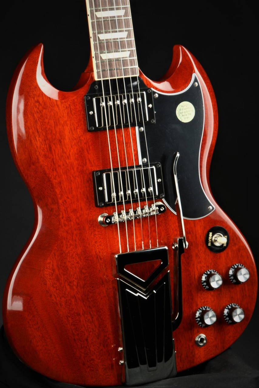 Gibson SG Standard '61 Sideways Vibrola Vintage Cherry 7.9