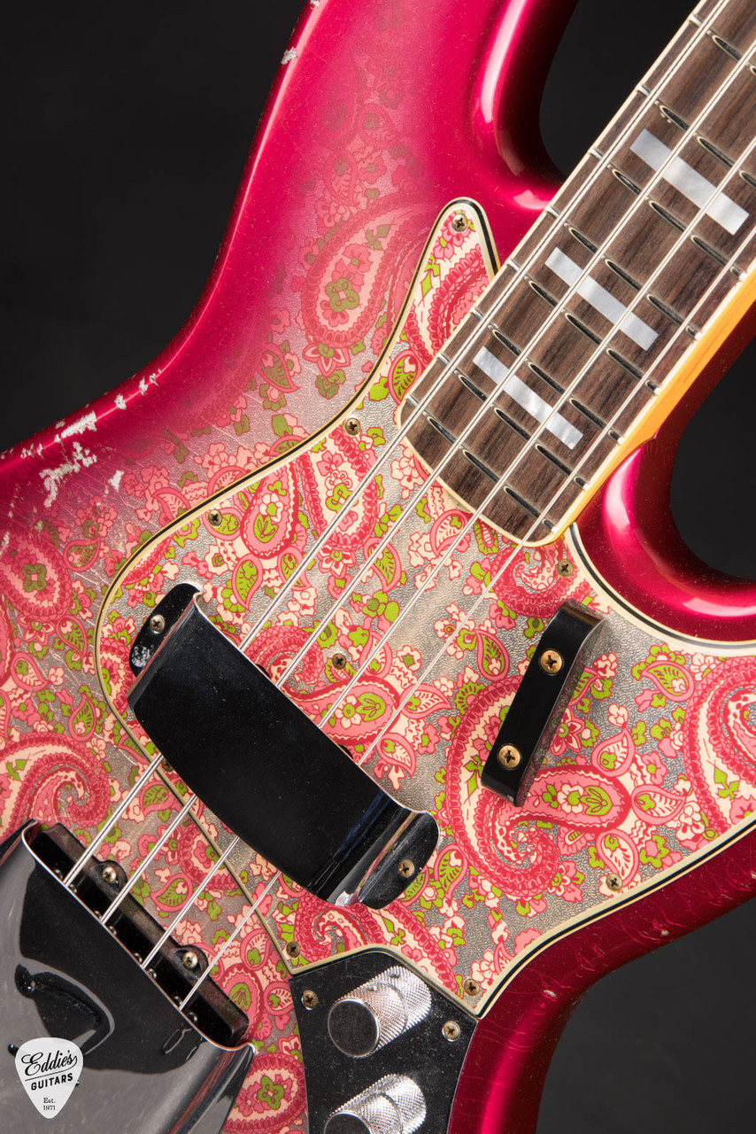 Fender Custom Shop LTD Jazz Bass Heavy Relic - Aged Pink Paisley