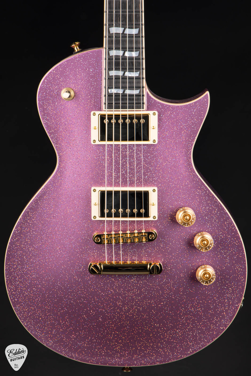M*O様 Eclipse ギターエフェクター ピンク ESP USA Eclipse - Disco Pink Sparkle - Eddie's Guitars
