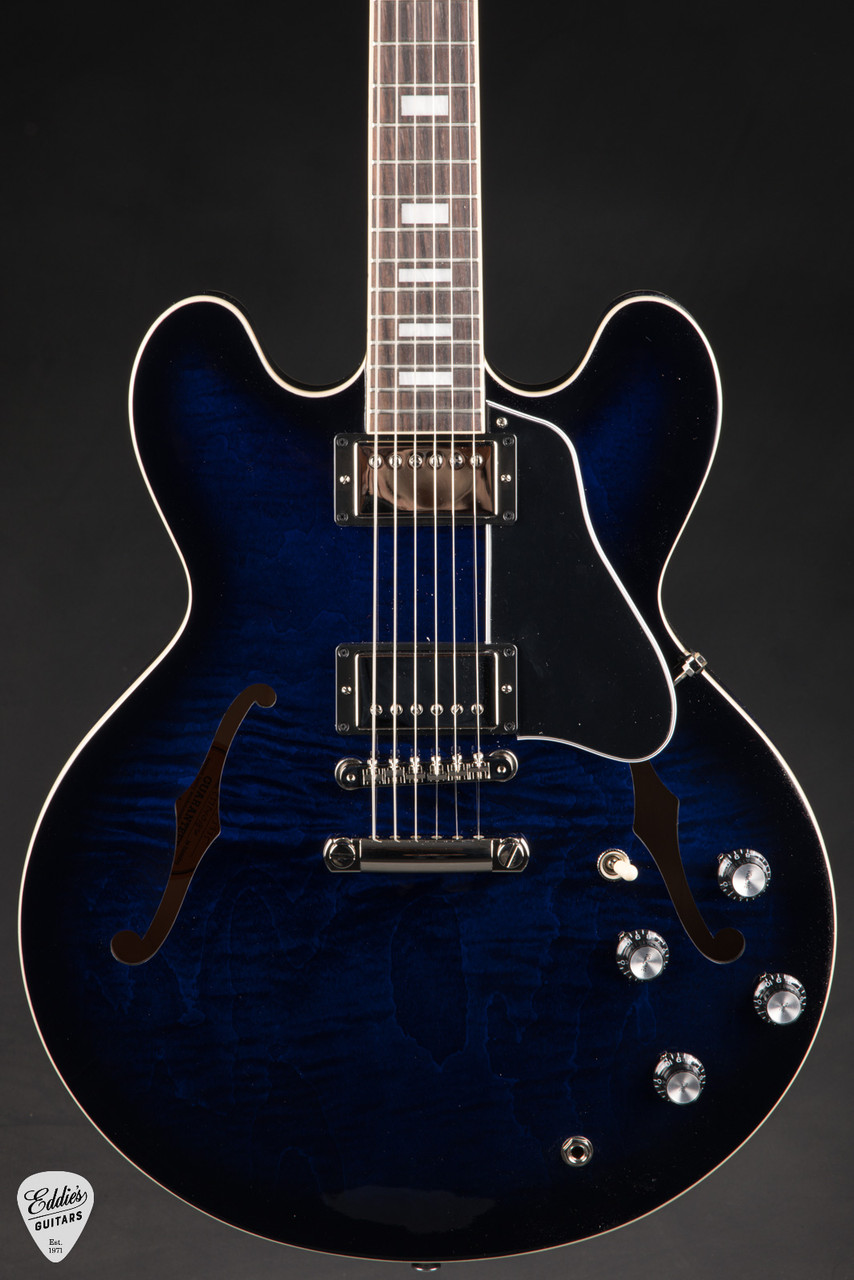 2024 - Gibson ES-335 Figured Custom Color Deep Ocean Burst 8.1