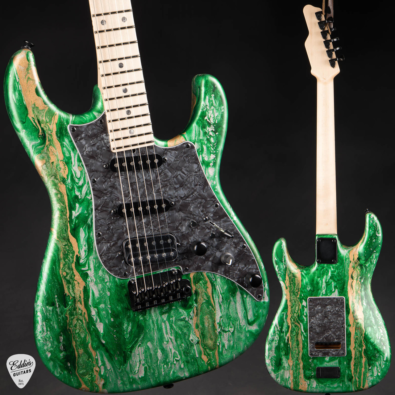 2024 - James Tyler Studio Elite HD - Green Shmear - Eddie's Guitars